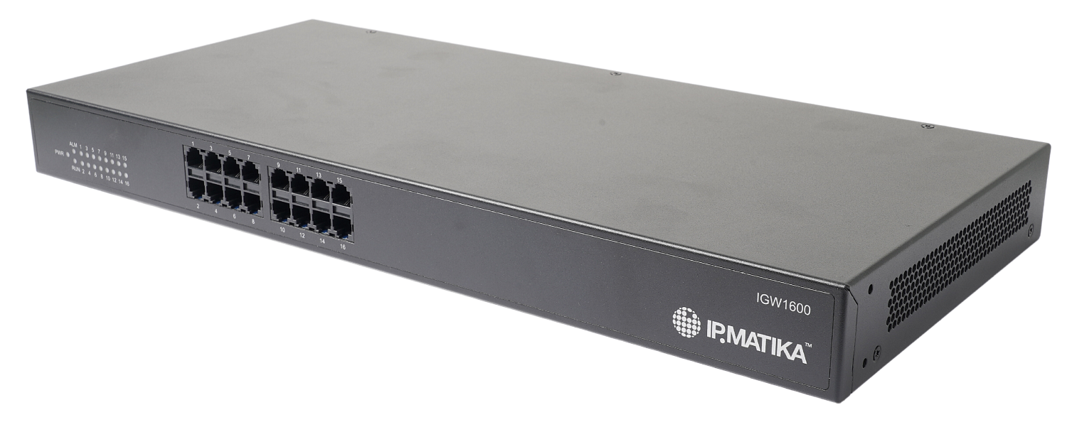 IPmatika IGW1600, VoIP-шлюз на 16 портов FXS